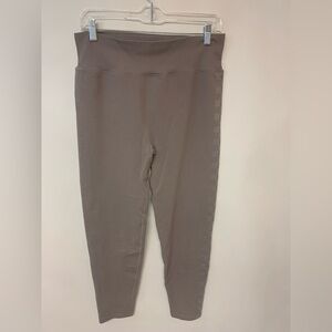 Pink Active Leggings Loungewear Metallic Joggers Activewear Tan Women’s SZ XL